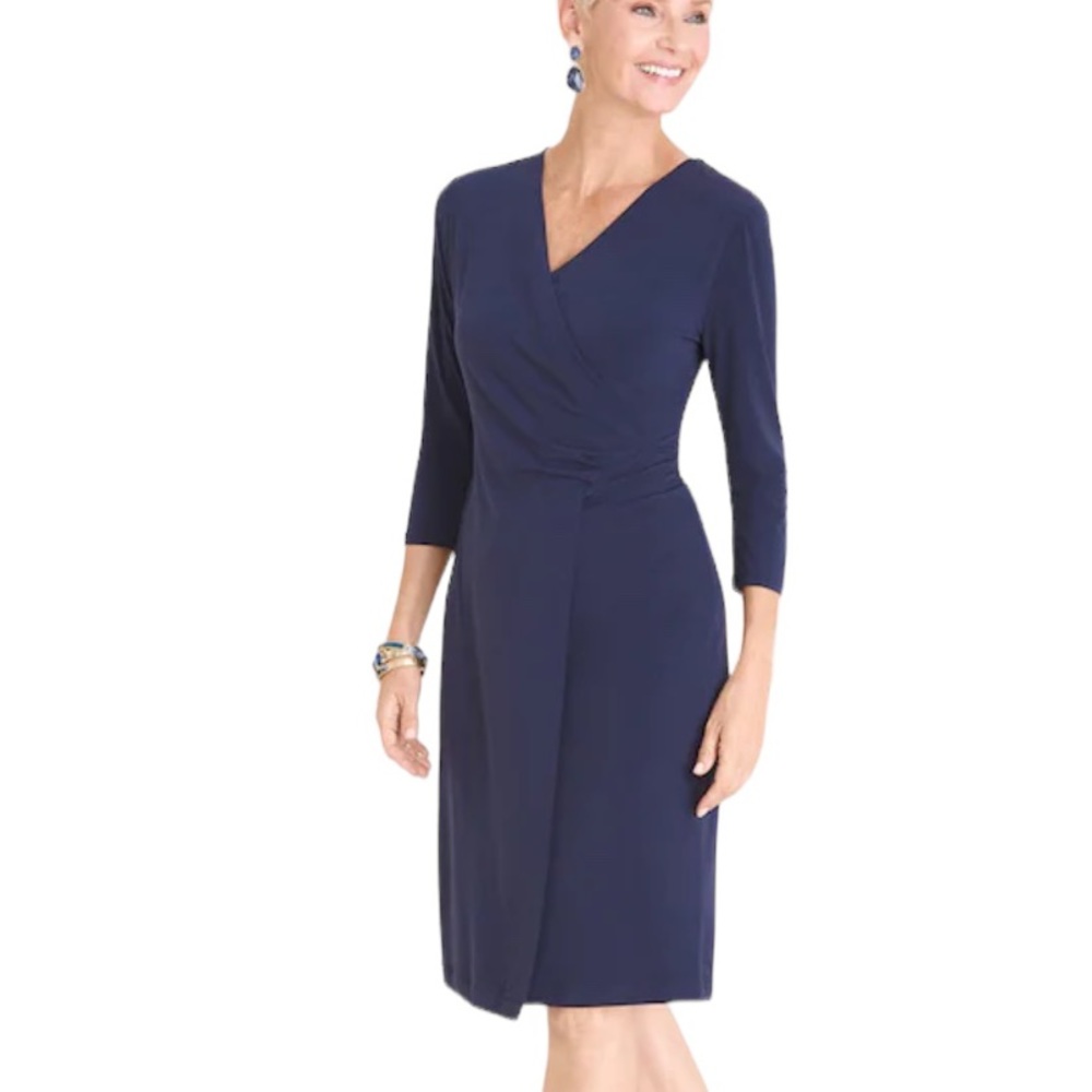 🆕 NWT Chico's  
Solid Wrap Dress
Chico’s Size 3 (16/18) XL